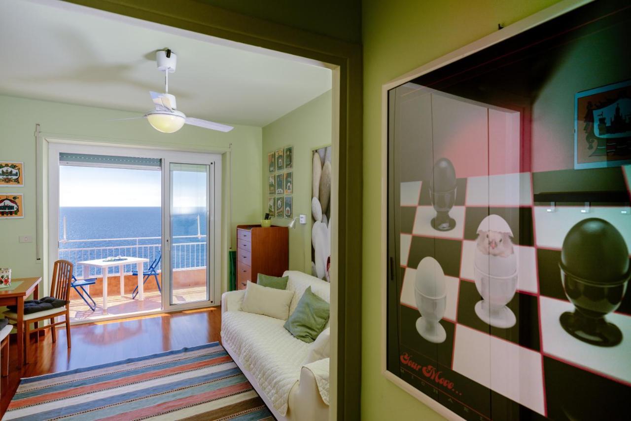 163 - Sunshine Suite 4 Fronte Vista Mare, 100M Spiaggia San Remo Buitenkant foto